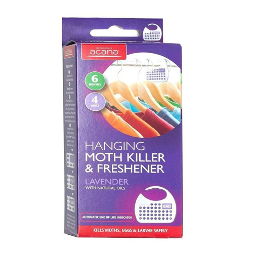 Pack of 4 Acana Hanging Moth Killer and Fresheners